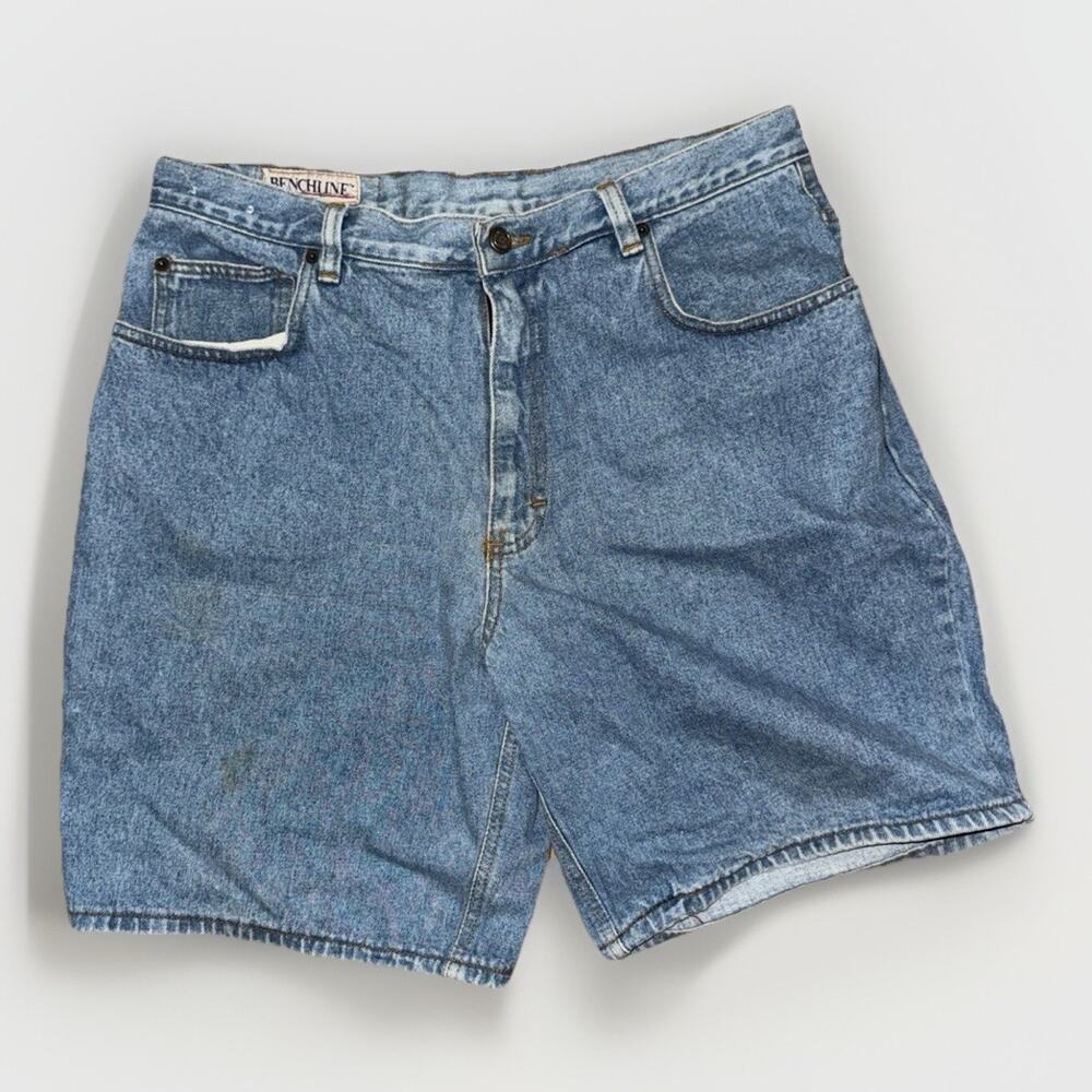 Bench Line Vintage Denim Jorts Blue Men’s 34x10 High Rise Relaxed Fit